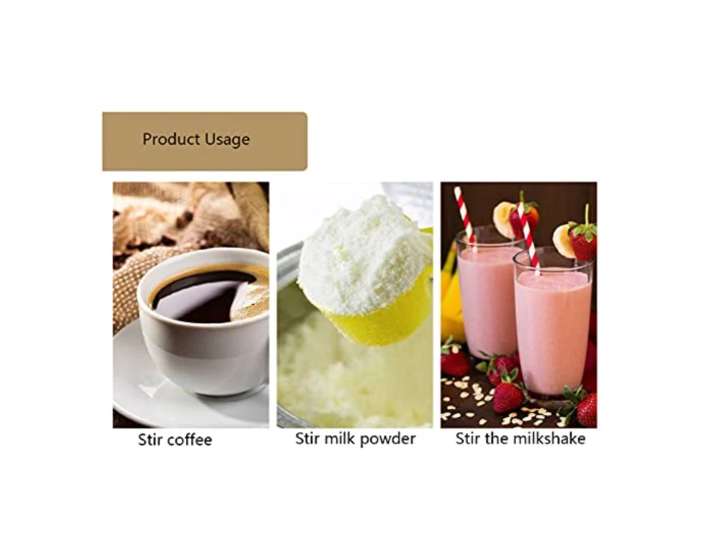 Milk Frother Coffee Frother Electric Blender Handheld Frother, Milk Frother