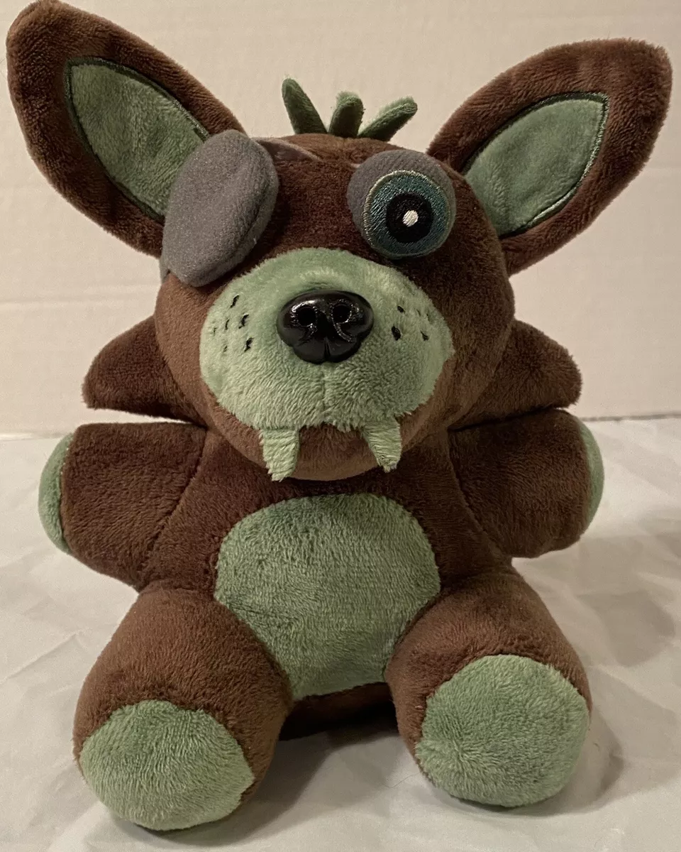 Five Nights At Freddys Phantom Foxy Green Brown Plush Stuffed Toy