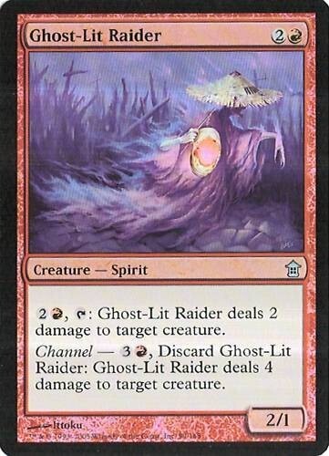 2XMTG - SOK - Ghost-Lit Raider - Foil - NM - Picture 1 of 1