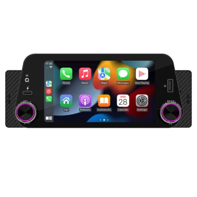 BCSMMCAR 5in Car MP5 Player USB Stereo Radio For Apple Carplay Android Auto Mirror Link