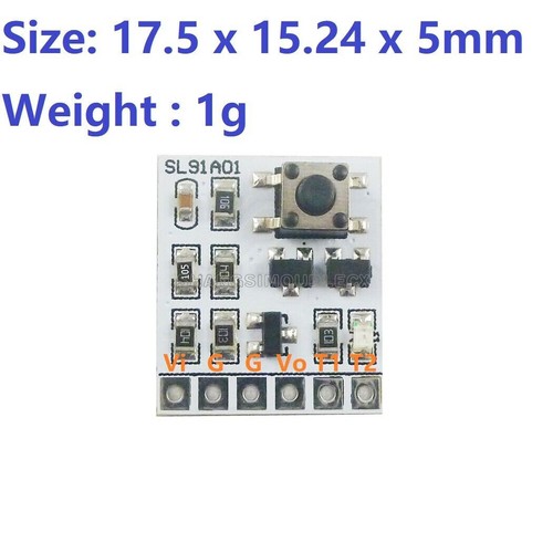 DC 5V 12V 2A Bistable self-locking switch Module LED Controller Relay touch - Picture 4 of 4