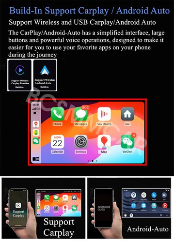 Video Player Touch Screen For Carplay Fit For LEXUS CT200H CT200 2011-2022 - Picture 5 of 12