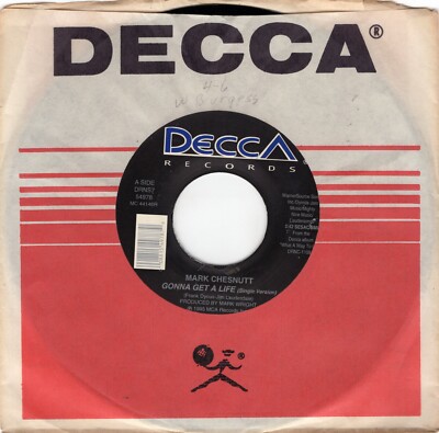 Mark Chesnutt   Gonna Get A Life 1994 Decca Country EX