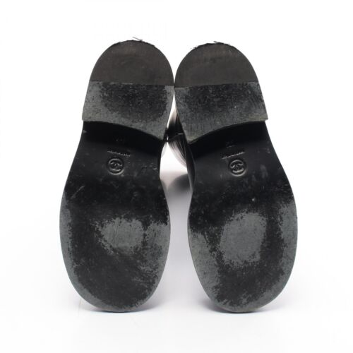 CHANEL COCO Mark lange Stiefel Schuhe #35 G45433 Leder schwarz gebraucht - Bild 4 von 12