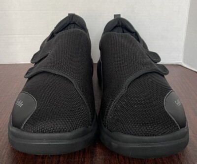 Fitville Marca Strap Diabetic Shoes Mens Size 14 W Wide Black Men main image 3
