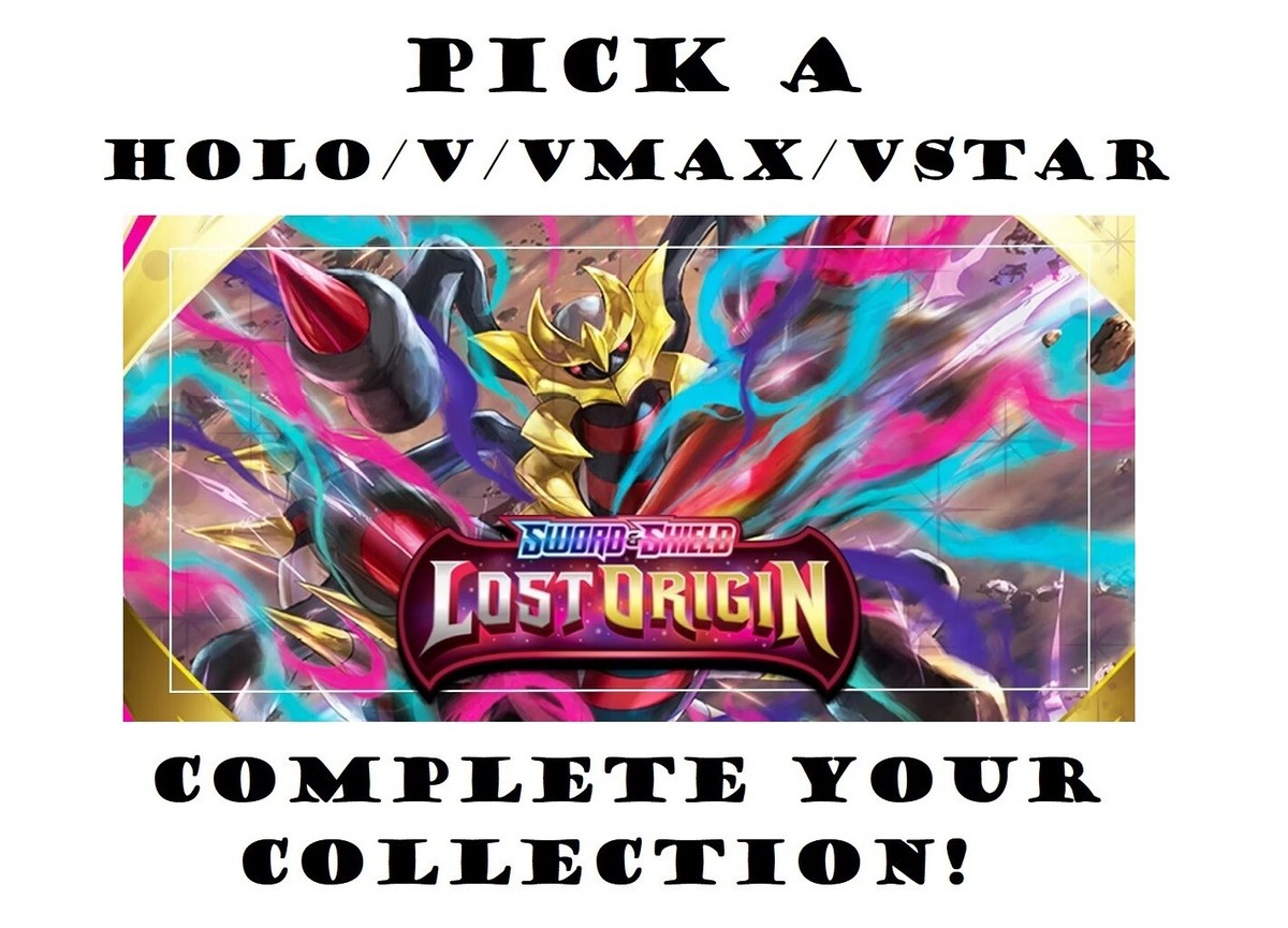 Pick a Pokemon Card - Lost Origin - Holo Rare, V & VSTAR Ultra Rare Cards Pick a Pokemon Card - Lost Origin - Holo Rare, V & VSTAR Ultra Rare Cards