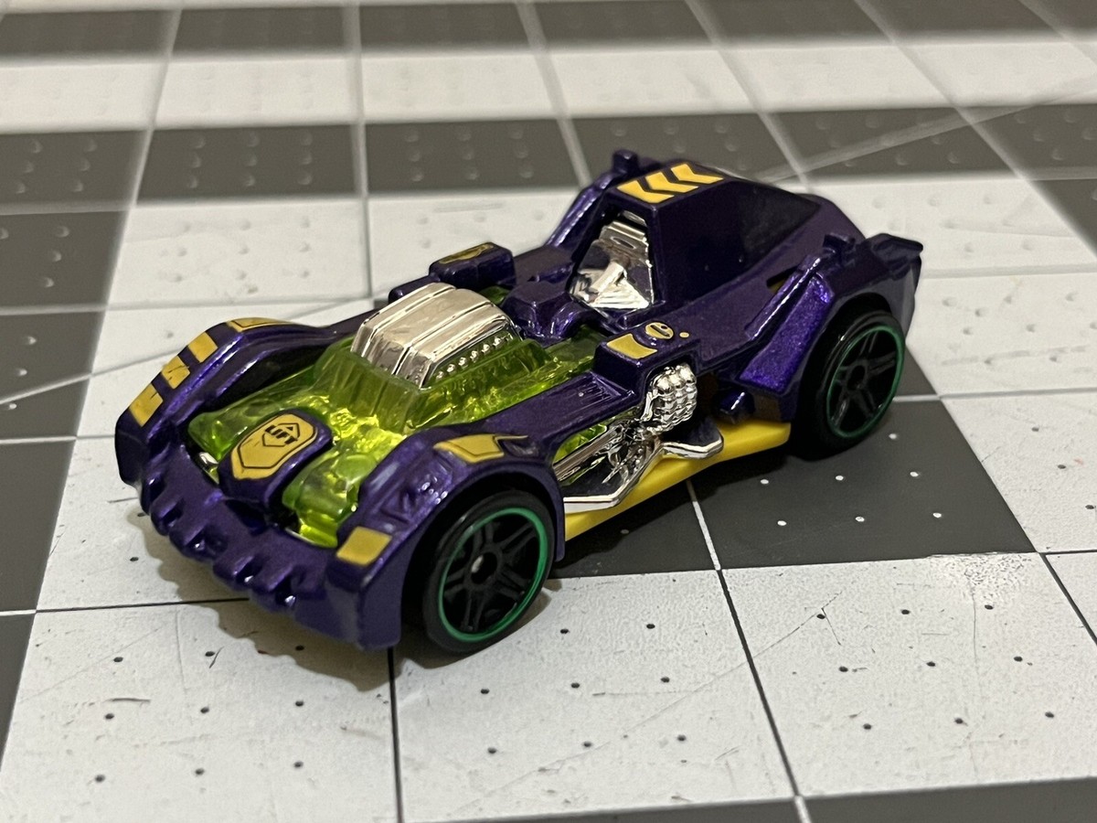 Hot Wheels Turbot Purple/Yellow Diecast Car Mattel DHP31 Made In