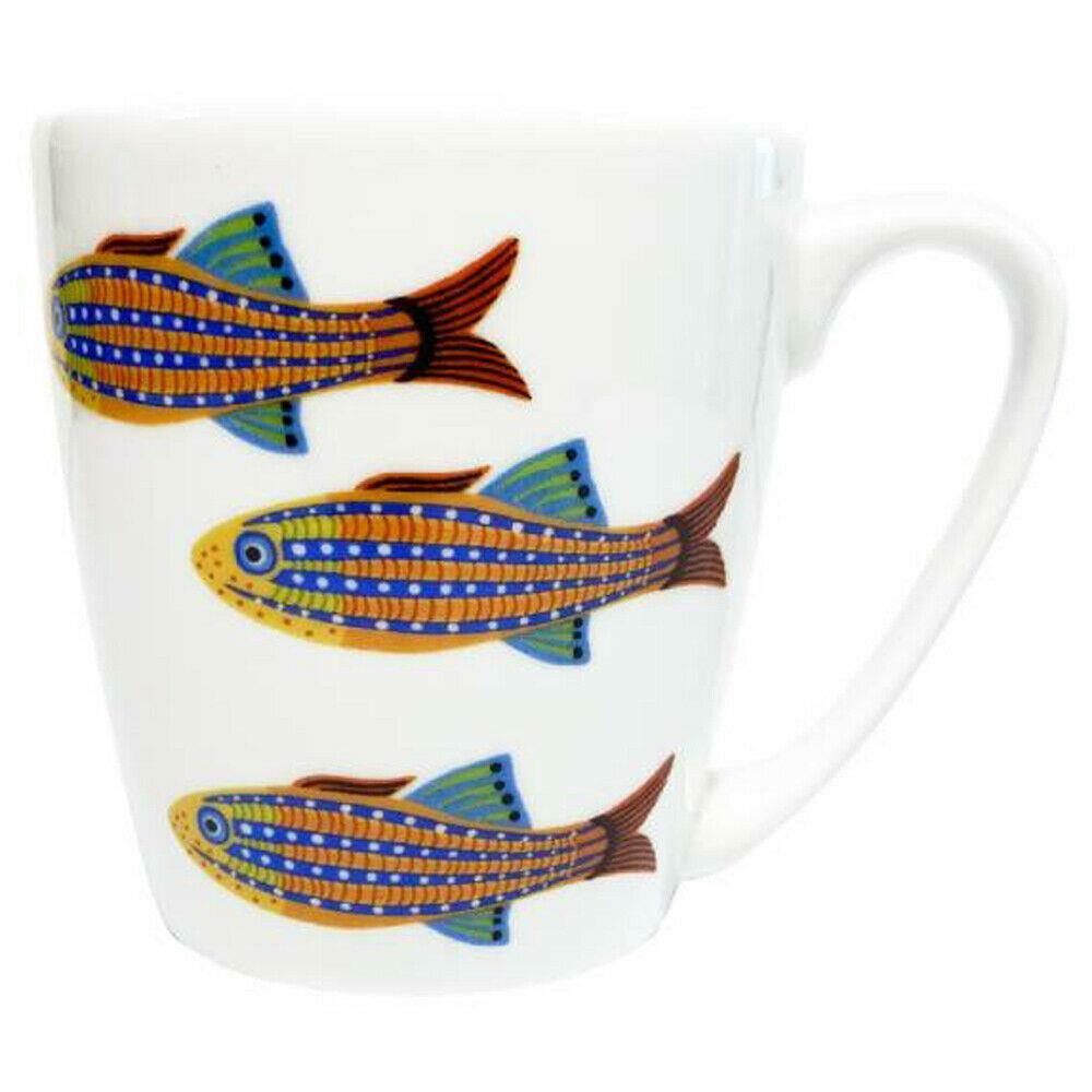 Queens by Churchill Paradise Fish China Coffee Tea Cup Mug 300ml Striped Tetra