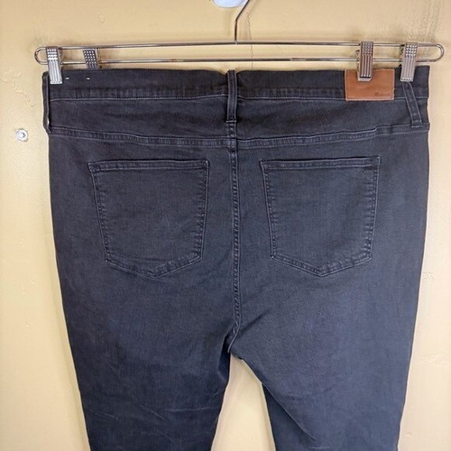 Madewell Womens 9" High Rise Skinny Size 35 Black Jeans Streetwear Grunge - Picture 6 of 9