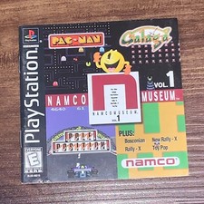 Namco Museum Vol 1 PS1 Playstation 1 PS One Instruction Manual Only