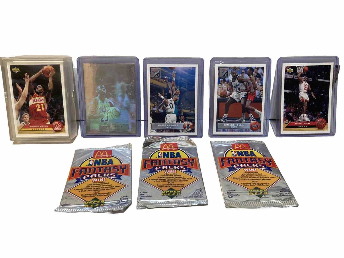 NBA　Upper Deck　Fantasy Set 102枚 マクドナルド NEW 1993 MCDONALDS NBA FANTASY 102 TRADING CARD SET UPPER