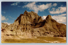 Postcard Vampire Peak at Cedar Pass Bad Lands National Monument South Dakota