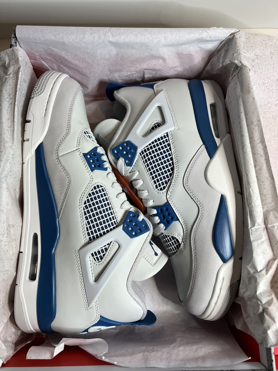 Air Jordan 4 Retro Military Blue 2024 Men Sz 10.5 (FV5029141) DS