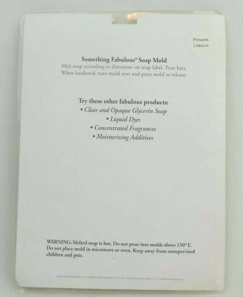 Something Fabulous Soap Creations Princess Soap Model- Coach Slipper Wand Crown - Image 2 of 4