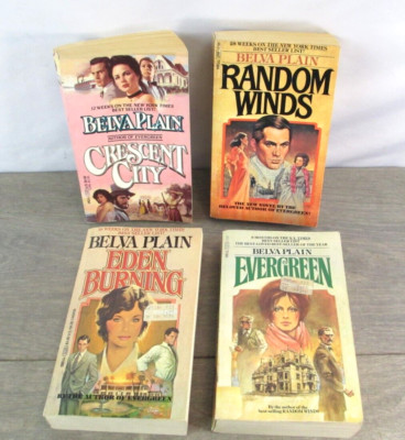 Belva Plain Lot Of 4 Different Paperbacks Romance Very Good