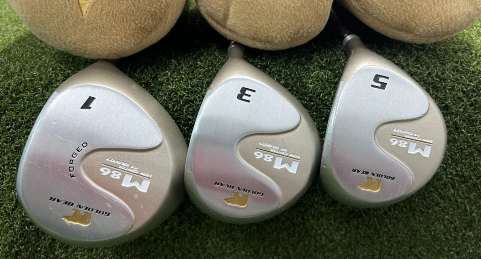 Juego de madera forjada Nicklaus Golden Bear M86 D,3,5 maderas / damas grafito / sa6346 Foto 2 de 4