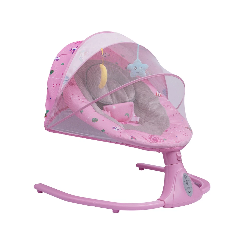 Asiento gorila eléctrico para bebé basculante silla basculante música bebé recién nacido control remoto Foto 4 de 4