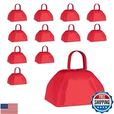 Windy City Novelties Metal Cowbell Novelty Noise Makers - 3 inch - 12 Pack - 