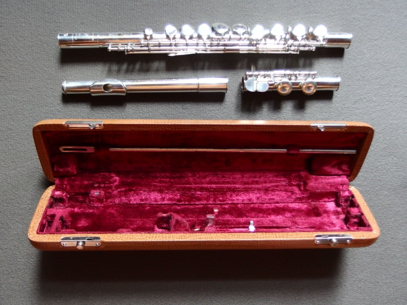 GERMAN ALL SILVER FLUTE G.R. UEBEL VIDE HAMMIG eBay