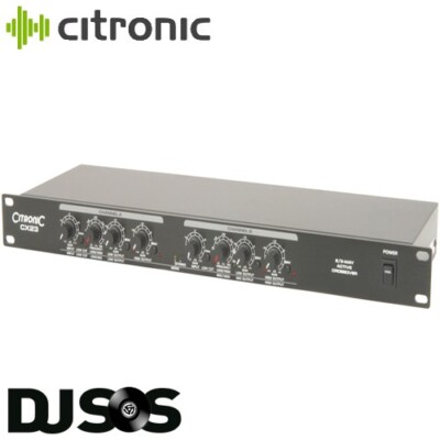 Citronic CX23 - Aktive Frequenzweiche 2 Stereo 3 Wege Mono Band Installation PA Anlage DJ