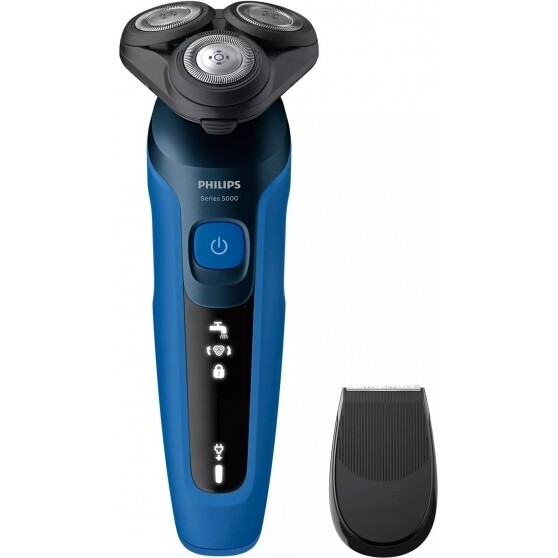 RASOIO ELETTRICO 3 TESTINE ROTANTI PHILIPS SHAVER SERIE 5000 SMARTCLICK