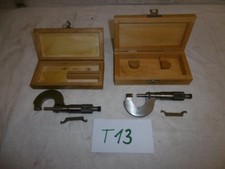 1x Außenmikrometer Zeus Bügelmessschraube 0-25mm  ex Bundeswehr (T13)