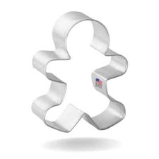 New Exclusive Mini Gingerbread Boy Man 1.75''  Christmas Cookie Cutter Metal