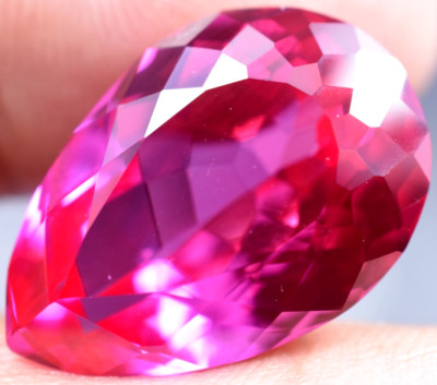 Extremely Rare & Natural 23.70 Ct SUNRISE RUBY  GGL Certified Loose Gemstone