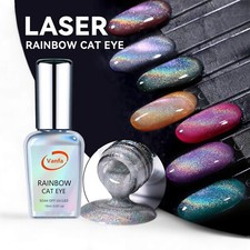 Vanfa Gel Polish Holographic Glitter 9D Catey...