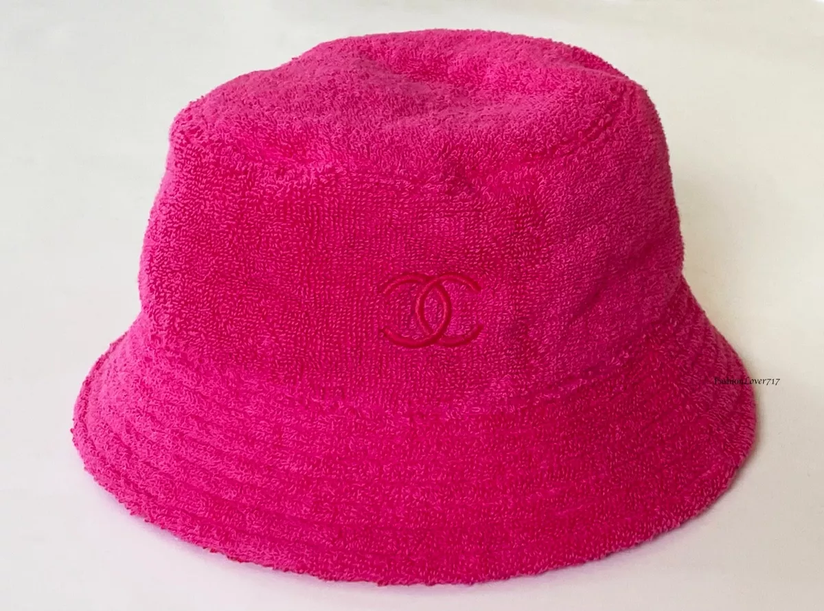chanel bucket hat pink