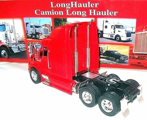 CAMION LONG HAULER PETERBILT RED NEWRAY 1/32 DIECAST TRUCK COLLECTOR'S MODEL,NEW - Picture 9 of 12