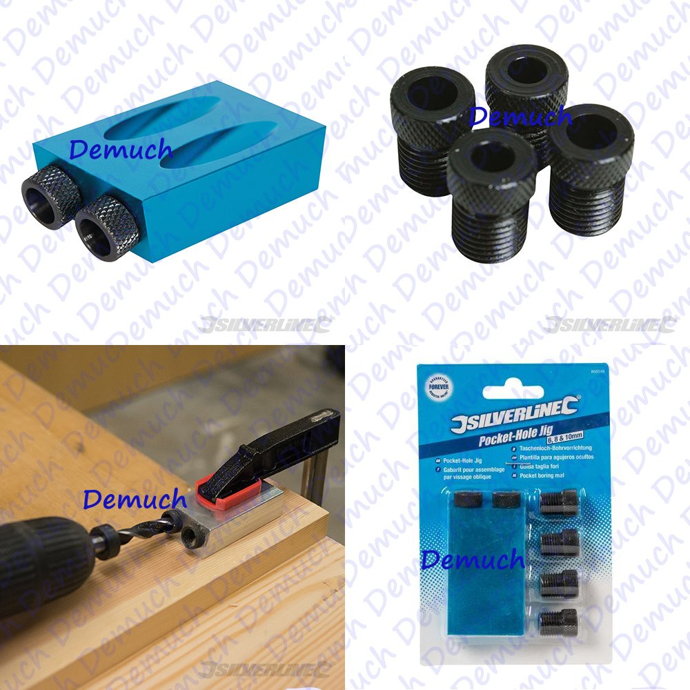 New Silverline POCKET HOLE SCREW JIG Woodworking Carpenters Joinery