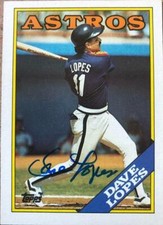 Davey Lopes Autographed 1988 Topps #226