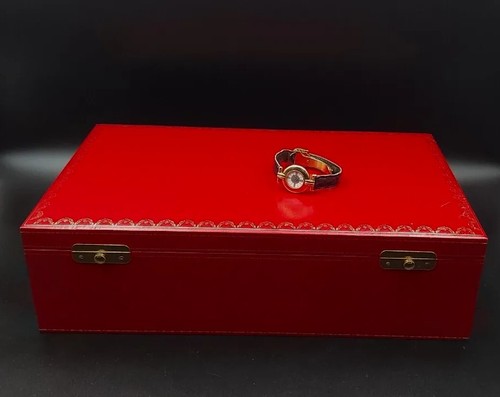Extremely Rare Les Must de Cartier Paris Jewelry & Watch Box - Extra Large Size - Picture 21 of 21
