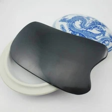 Guasha Healthy Cure Massage Tool Natural Black Buffalo Horn Gua Sha Board