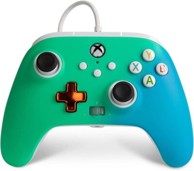 [NEW] PowerA Enhanced Wired Controller Seafoam Fade 1518828-02   from Japan