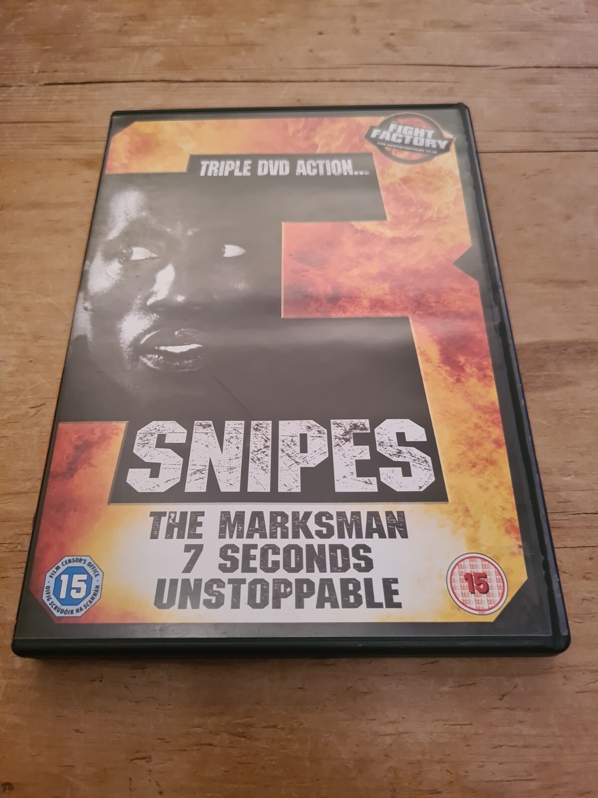 Wesley Snipes MarksMan 7 Seconds Unstoppable DVD Box Set Action Triple Bill