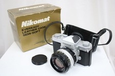 With Original Box Nikon NIKON Nikomat NIKKOR S.C Auto 50mm F1.4 with Case e10375