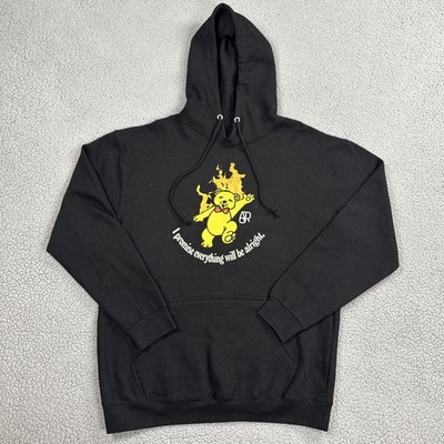 AJR Pullover Hoodie Men Large Black Bear I Promise Everything Will Be Alright