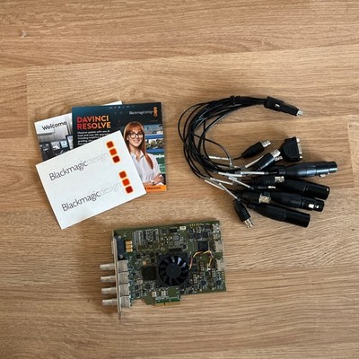 * Decklink HD Extreme 3D+ Capture Card Video Editing Streaming PCIe SD/HD/3D