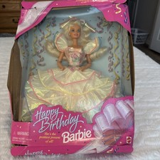 1995 Happy Birthday Barbie 14649 Mattel, Box Is Worn