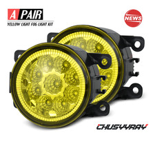 Pair Front Bumper LED Fog Light Clear Driving Lamps For SUBARU WRX 2015-2021