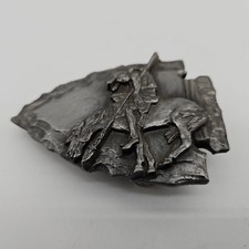 Siskiyou Belt Buckle American Indian Chief Joseph Horse Vintage