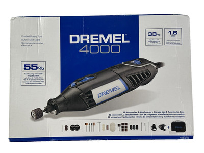 Dremel 4000 Corded Rotary Multi-Tool 120V 1.6A Variable Speed