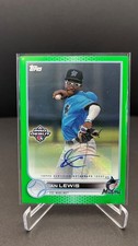 2022 TOPPS PRO DEBUT #PD-147 IAN LEWIS AUTO GREEN /99