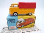 VINTAGE CORGI TOYS 431 VOLKSWAGEN SPLIT SCREEN SINGLE CAB IN ORIGINAL BOX 1964