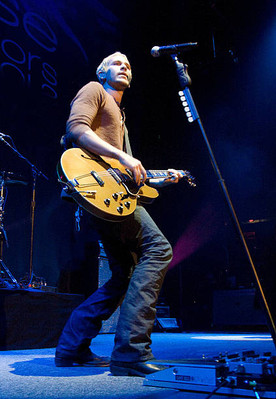 Jason Wade of Lifehouse at Joe Louis Arena on April 10 2010 in Det- Old Photo 8
