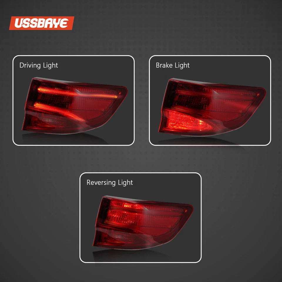 For 2014-2020 Acura Mdx Halogen Tail Light with Bulb Right Passenger Side — 第 4/4 张图片