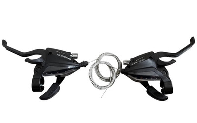 Shimano Altus ST-EF500 EZ Fire Plus STI Set; 2-Finger Hebel; 2 x 7-fach; schwarz