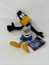 1996 Looney Tunes Daffy Duck Plush 9” Warner Bros Space Jam McDonalds
